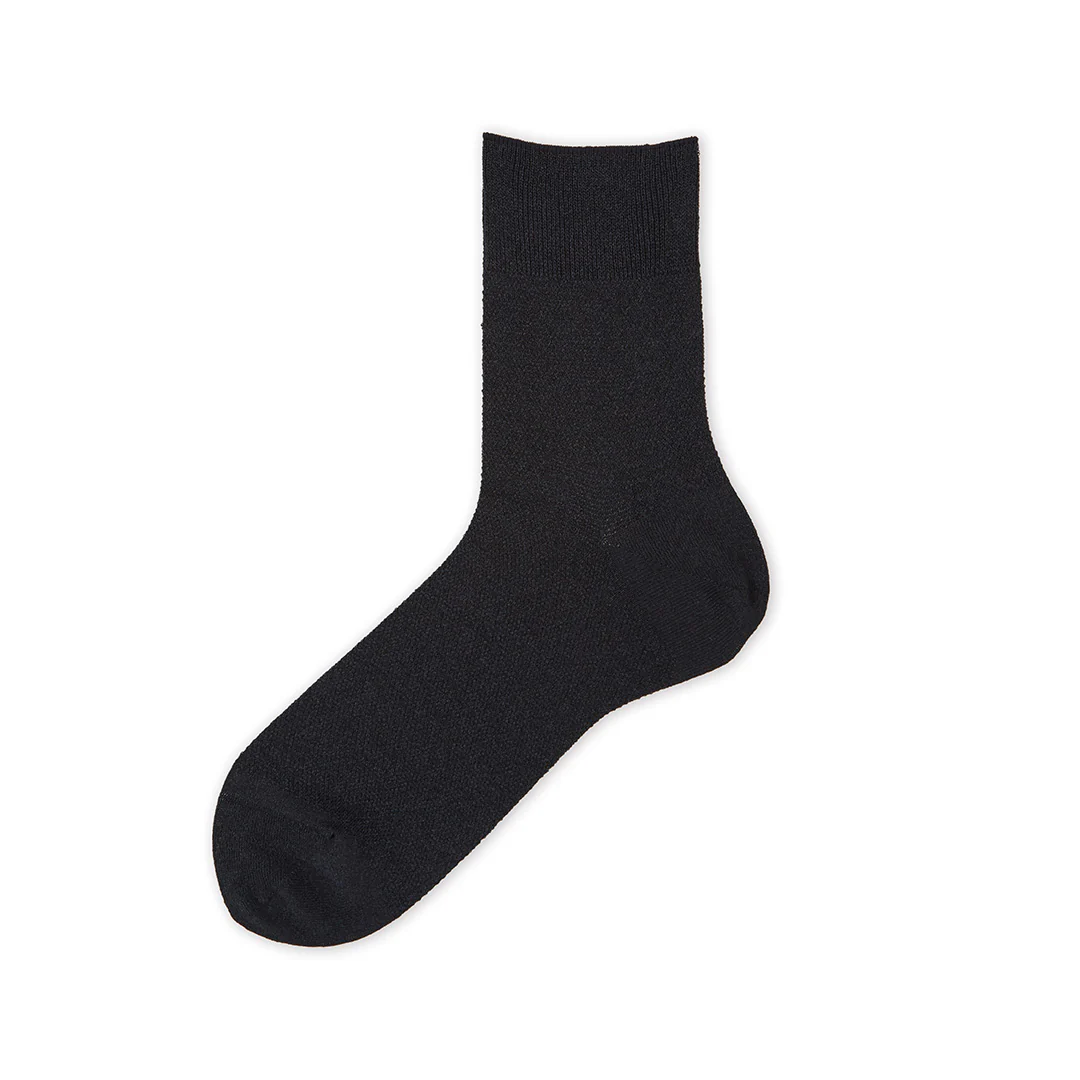 062130939 Washi Plain Crepe Short Socks M - Image 4