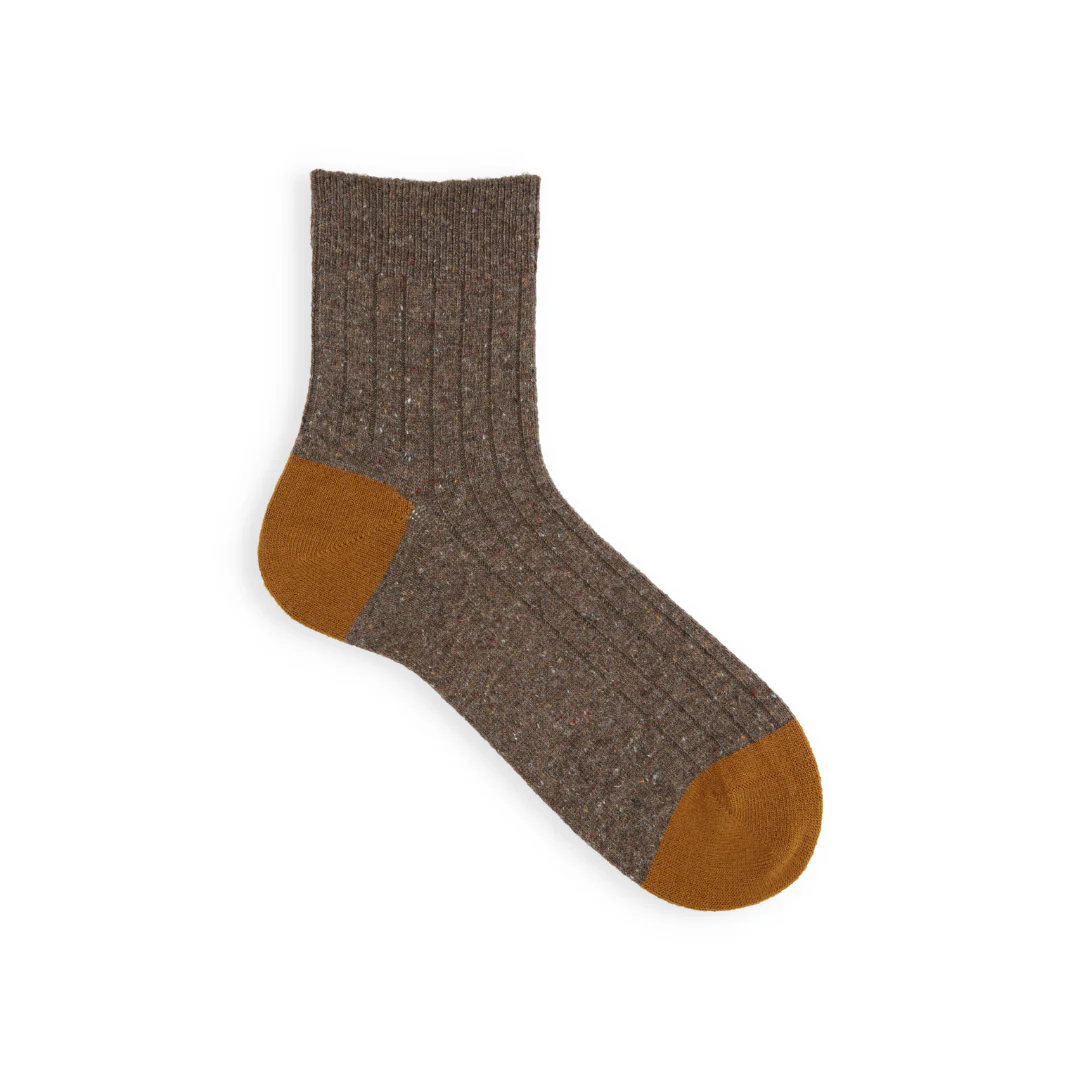 062131171 Wool Nep Bicolore Short Socks M - Image 10