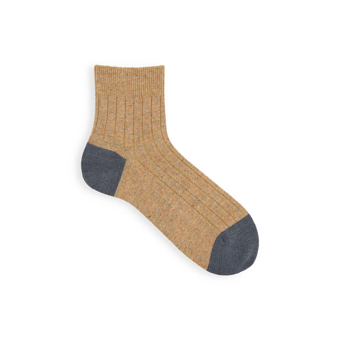 062131171 Wool Nep Bicolore Short Socks M - Image 3