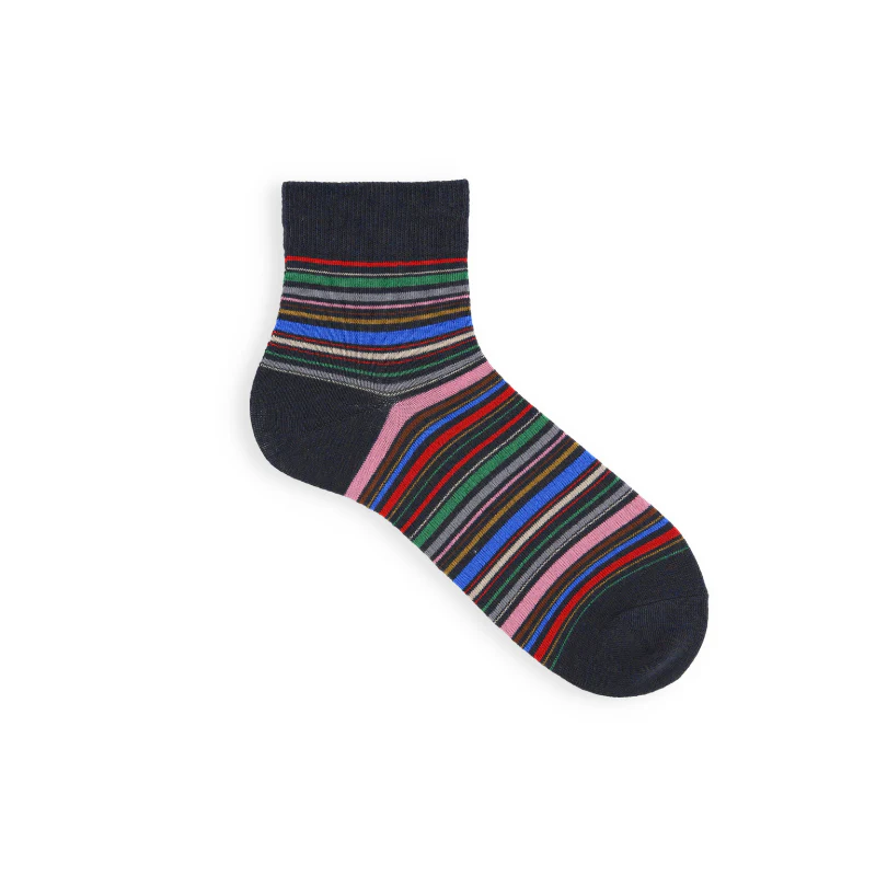 062131204 Multi-Stripe Short Socks M - Image 4