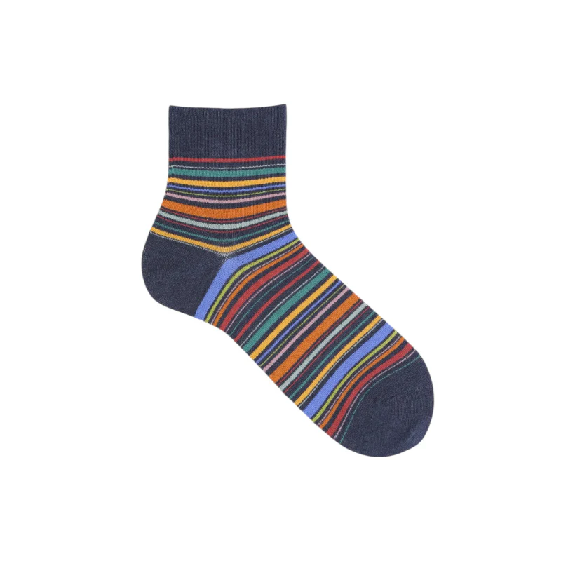 062131204 Multi-Stripe Short Socks M - Image 6