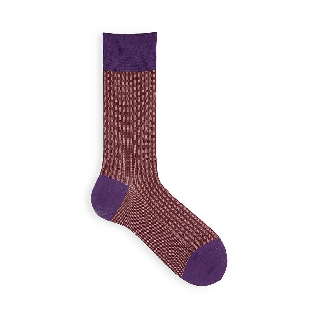 062142026 Jacquard Stripe Crew Socks L - Image 10