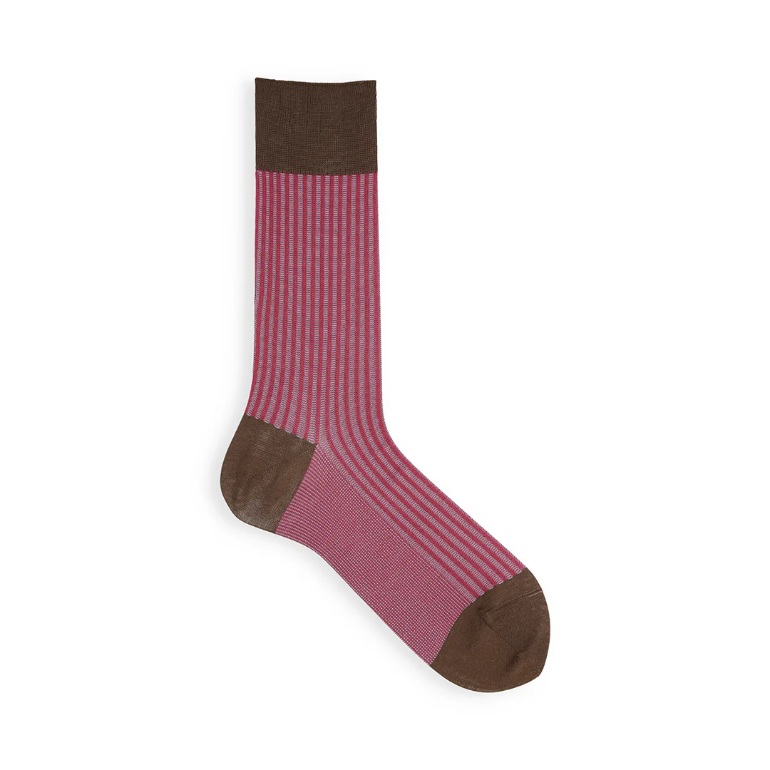 062142026 Jacquard Stripe Crew Socks L - Image 20