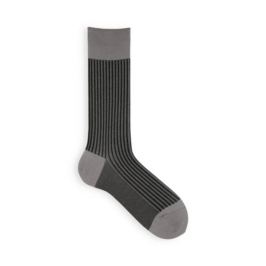 062142026 Jacquard Stripe Crew Socks L - Image 23