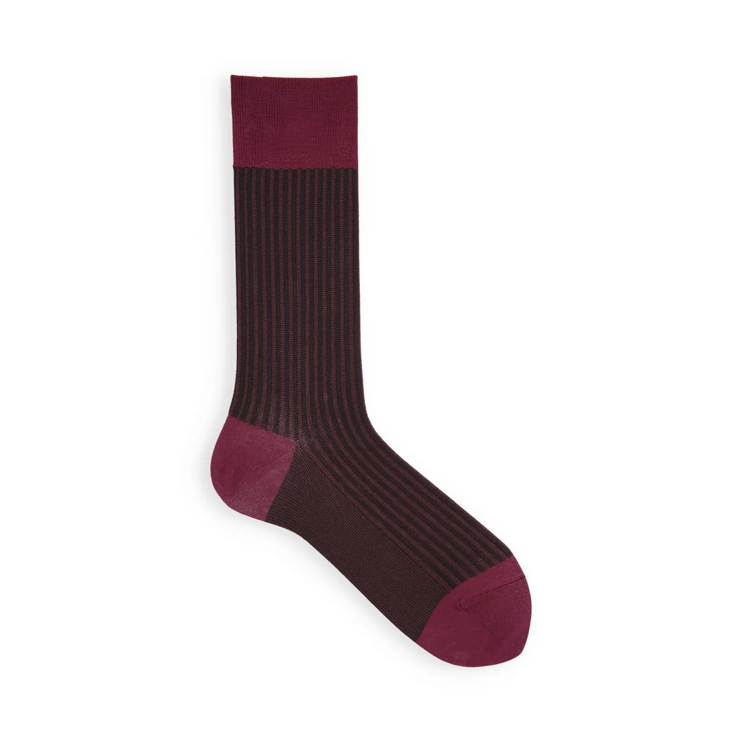 062142026 Jacquard Stripe Crew Socks L - Image 26