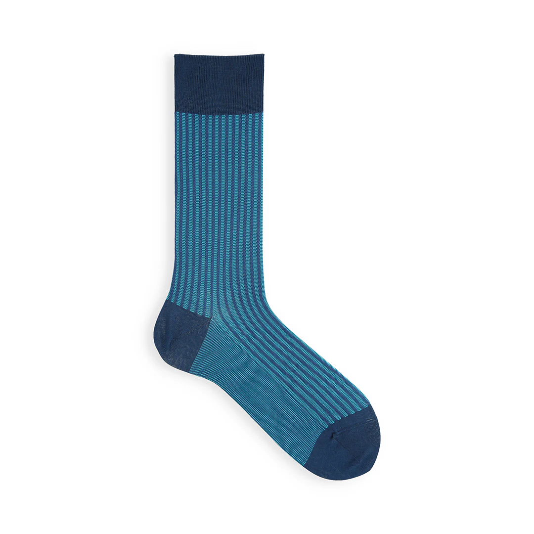 062142026 Jacquard Stripe Crew Socks L - Image 3