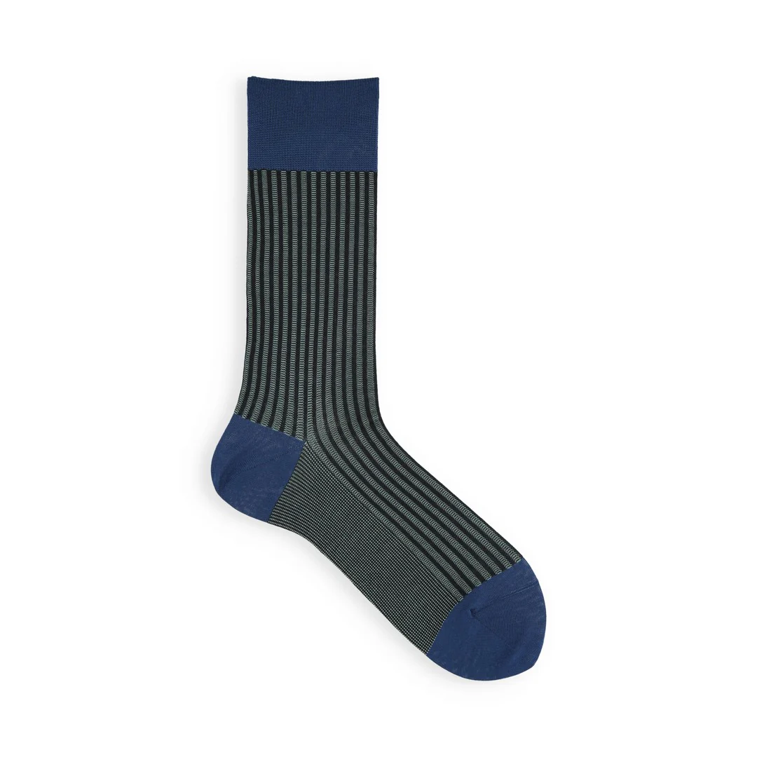 062142026 Jacquard Stripe Crew Socks L - Image 7
