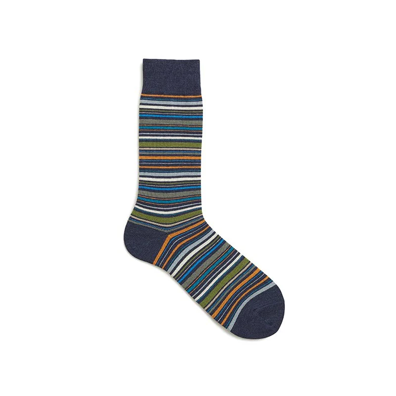 062142030 Multi-Stripe Crew Socks L - Image 11