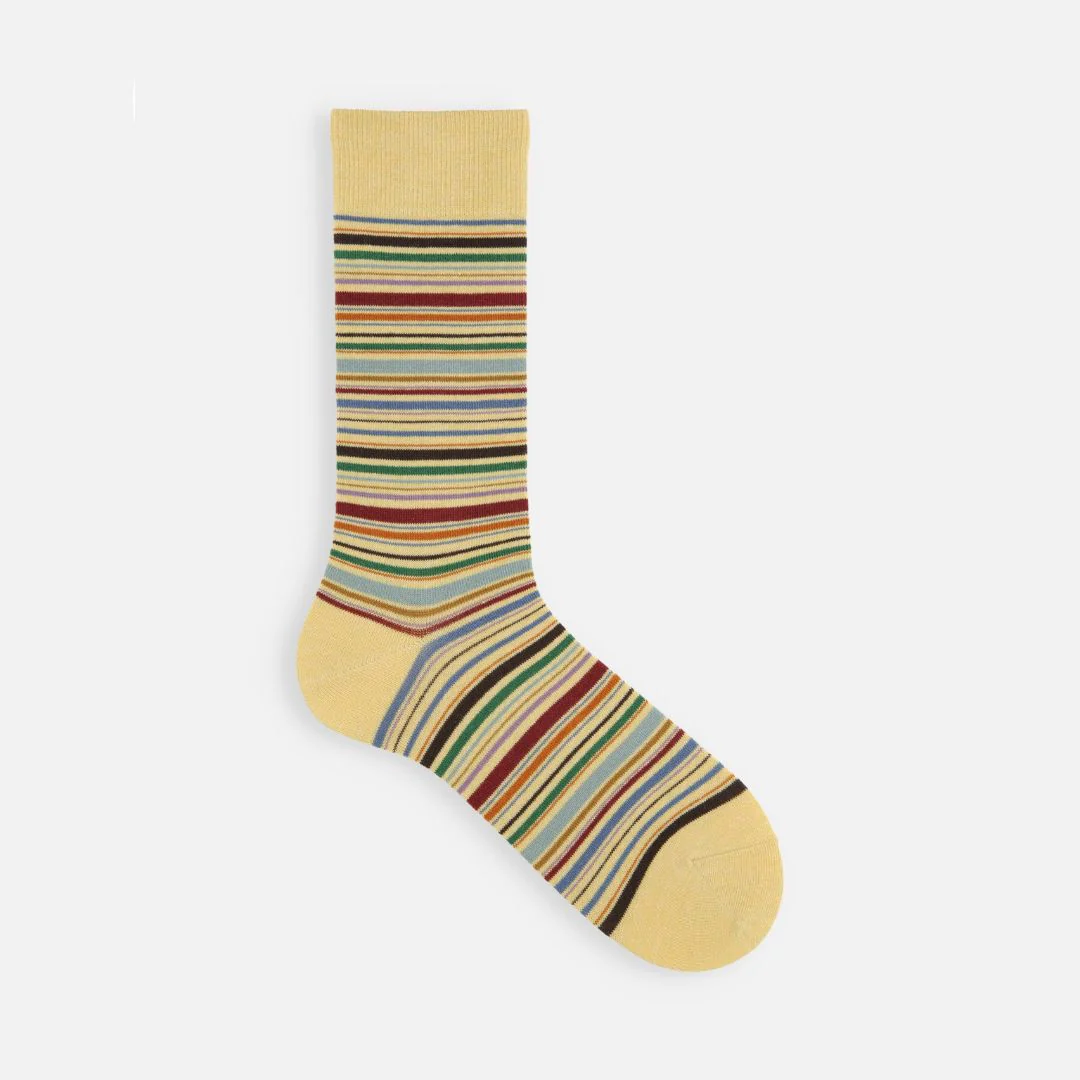 062142030 Multi-Stripe Crew Socks L - Image 5