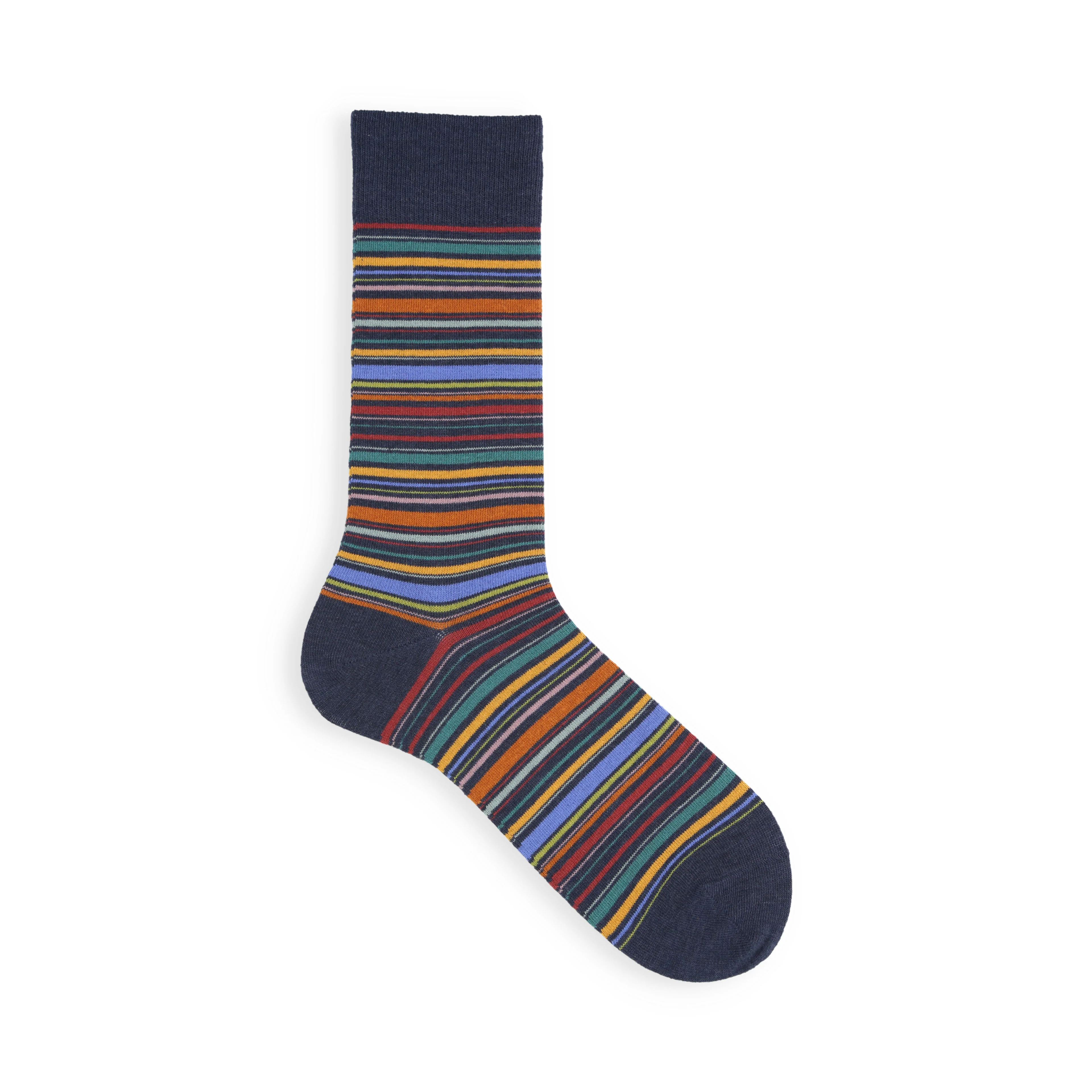 062142030 Multi-Stripe Crew Socks L - Image 7