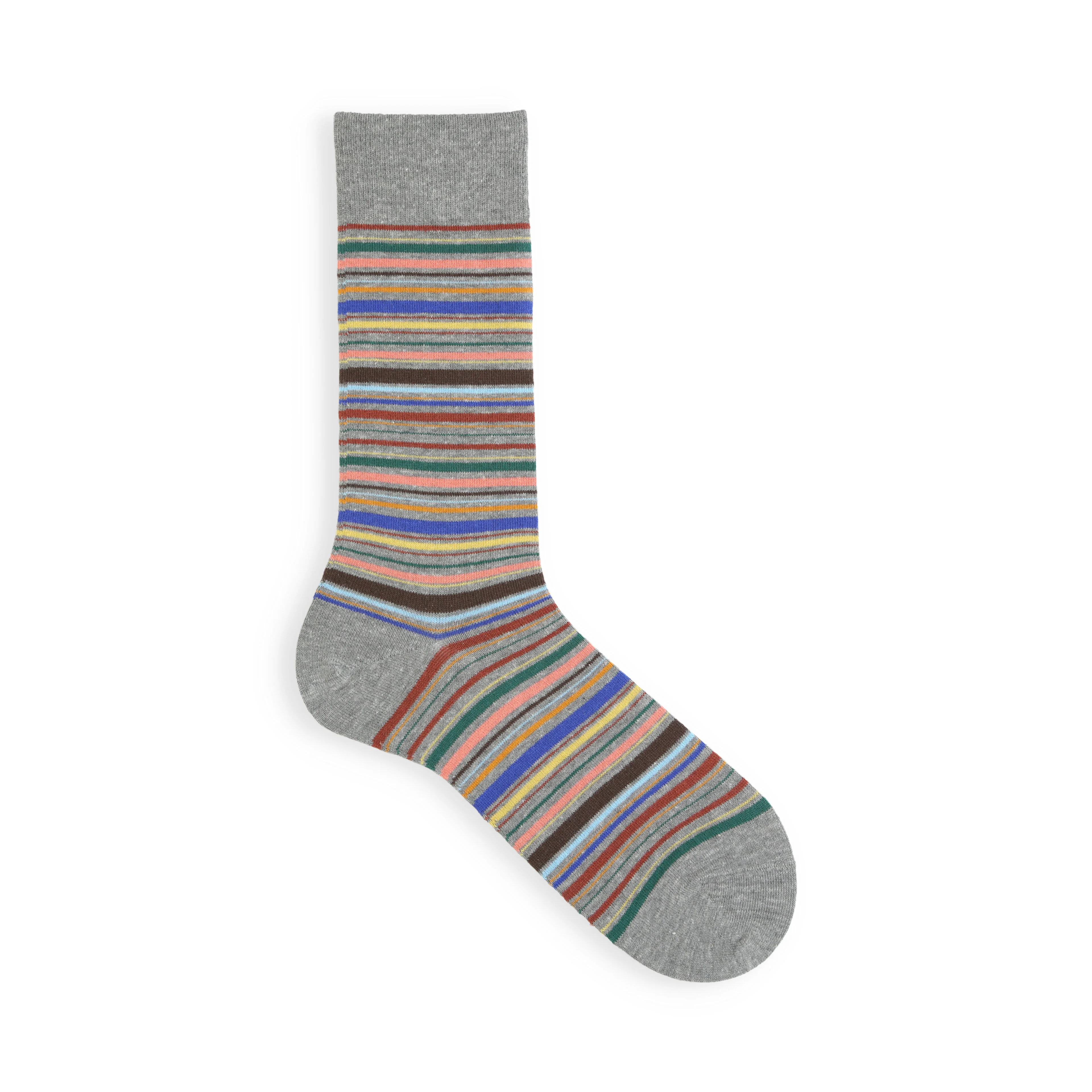 062142030 Multi-Stripe Crew Socks L - Image 8