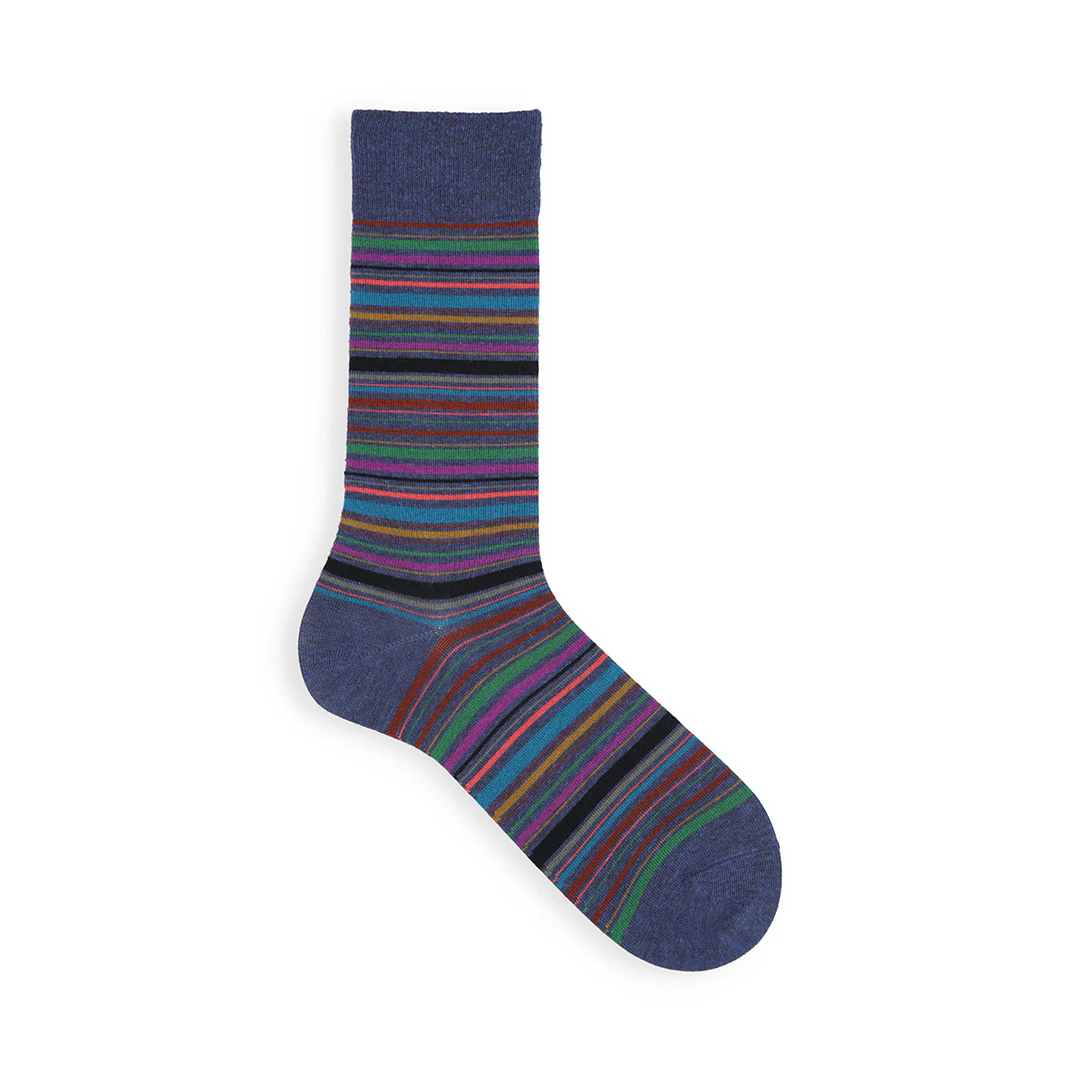 062142031 Multi-Stripe Crew Socks M - Image 12