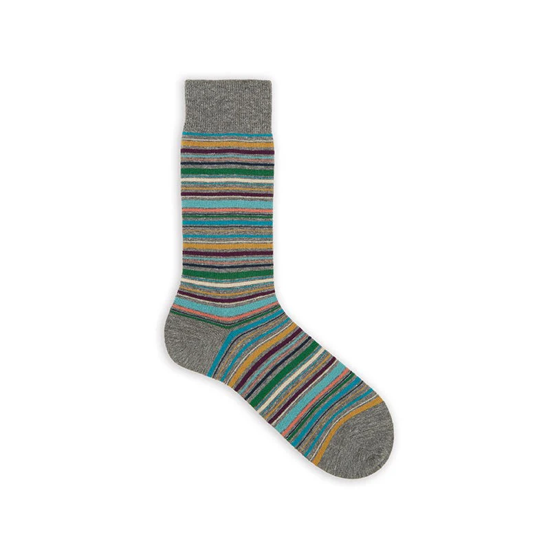 062142031 Multi-Stripe Crew Socks M - Image 17