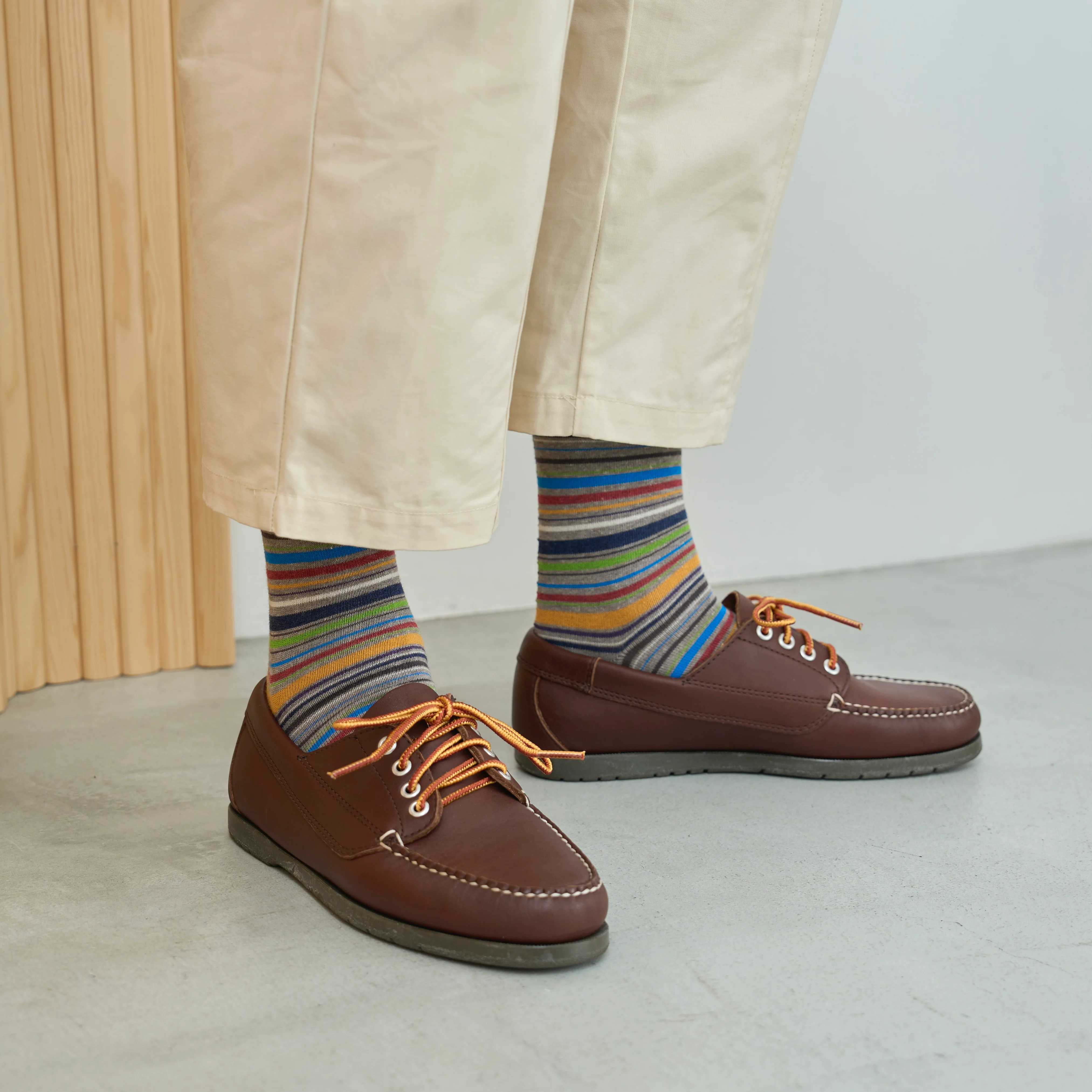 062142031 Multi-Stripe Crew Socks M - Image 22