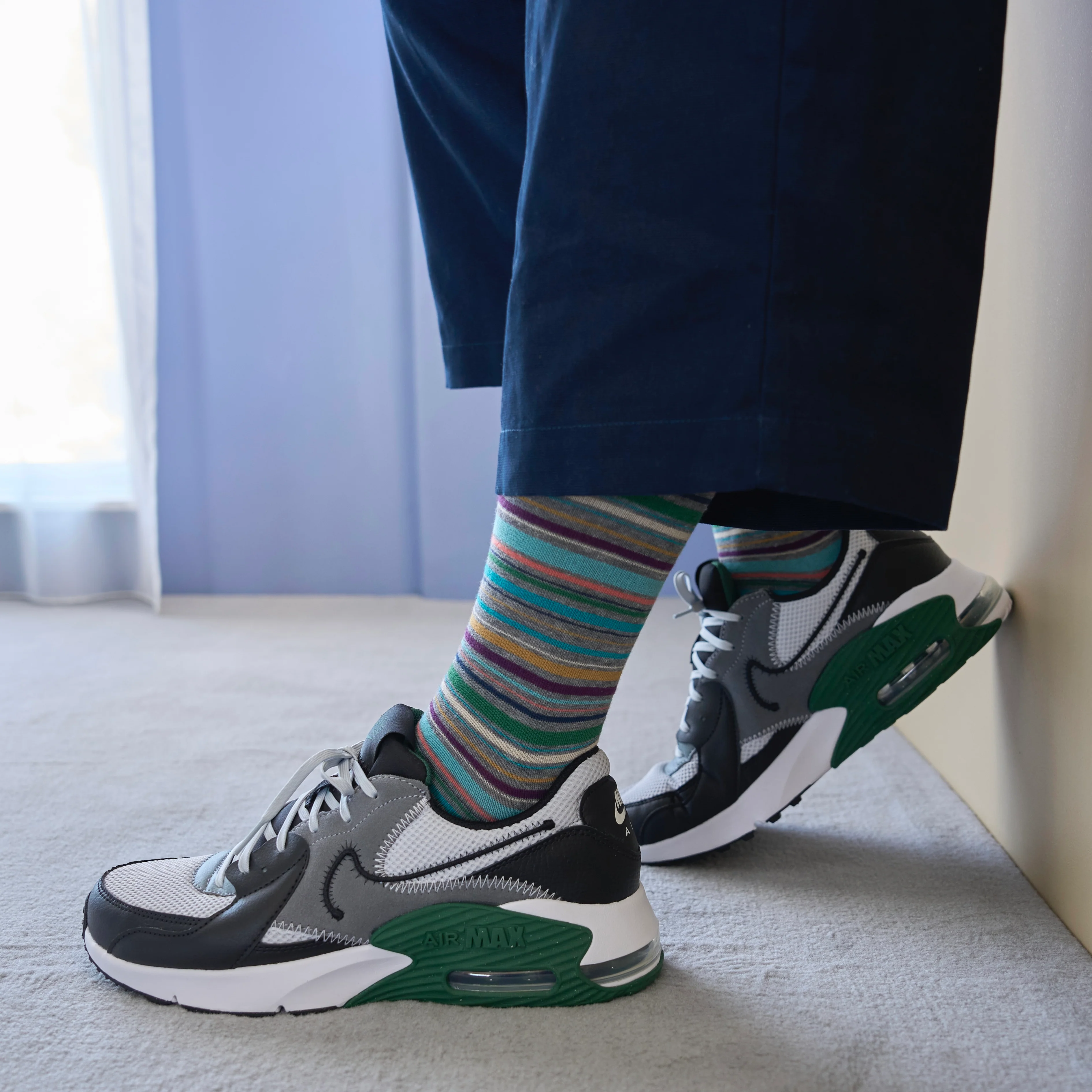 062142031 Multi-Stripe Crew Socks M - Image 23