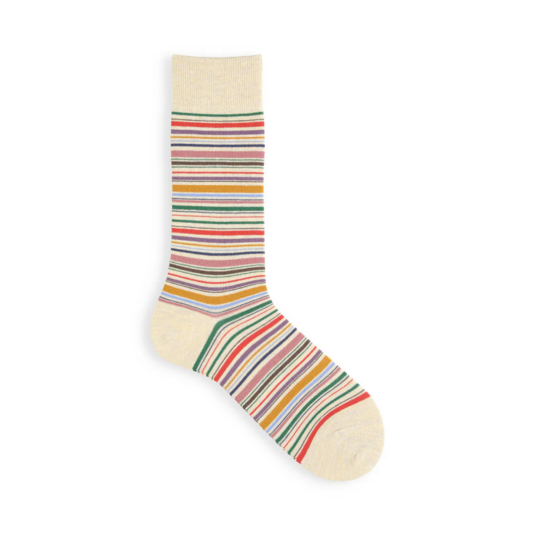 062142031 Multi-Stripe Crew Socks M - Image 6