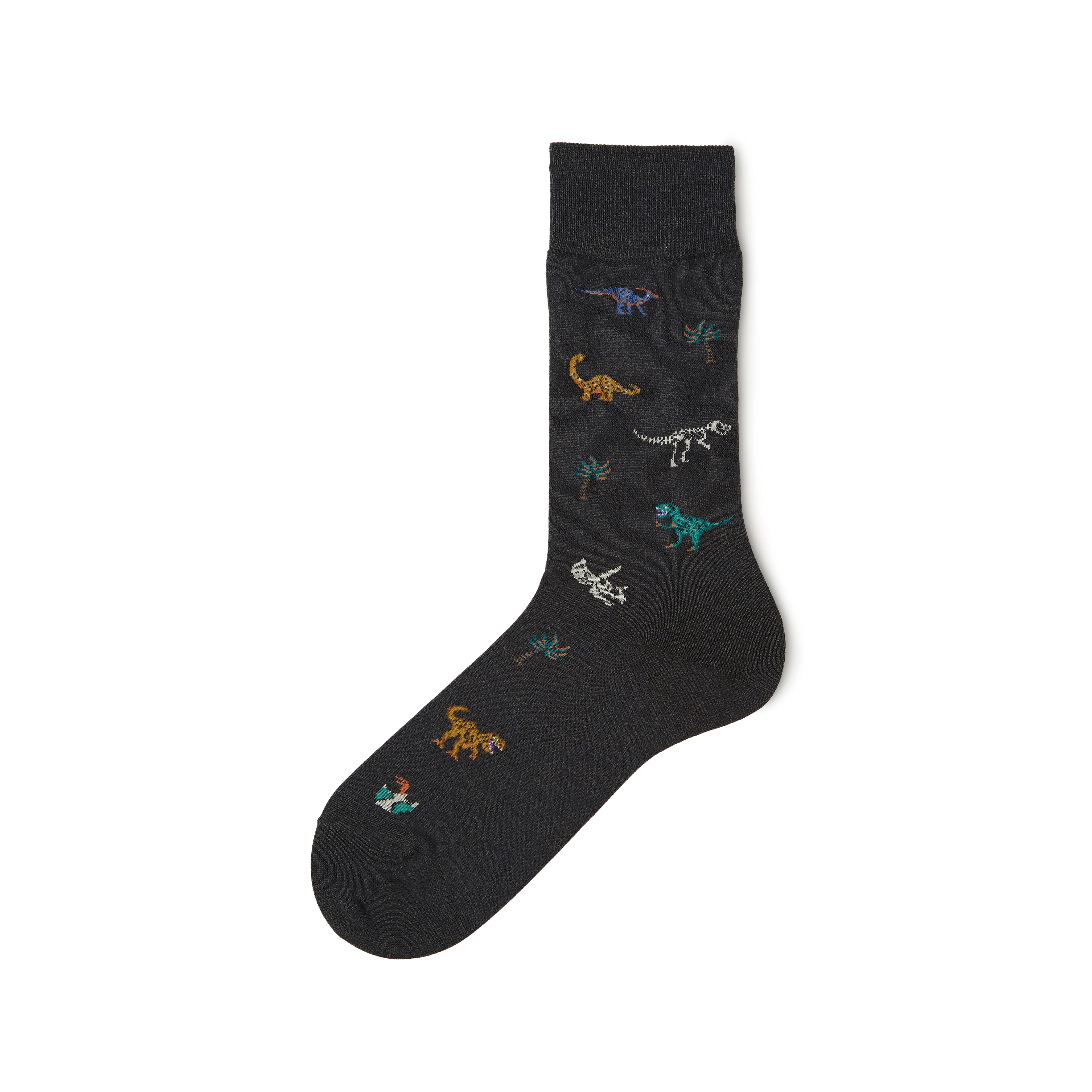 062142085 Dinosaur Pattern Crew Socks L - Image 7