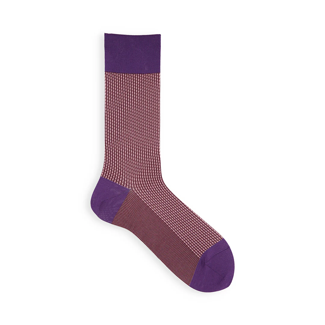 062142088 JQ Houndstooth Crew Socks M - Image 8