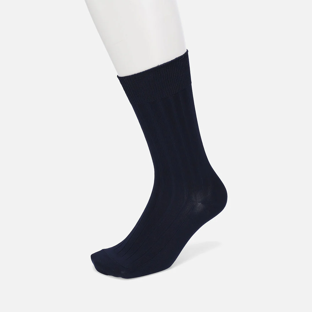 062142276 9x2 Ribbed Mid Calf Socks RS M - Image 3