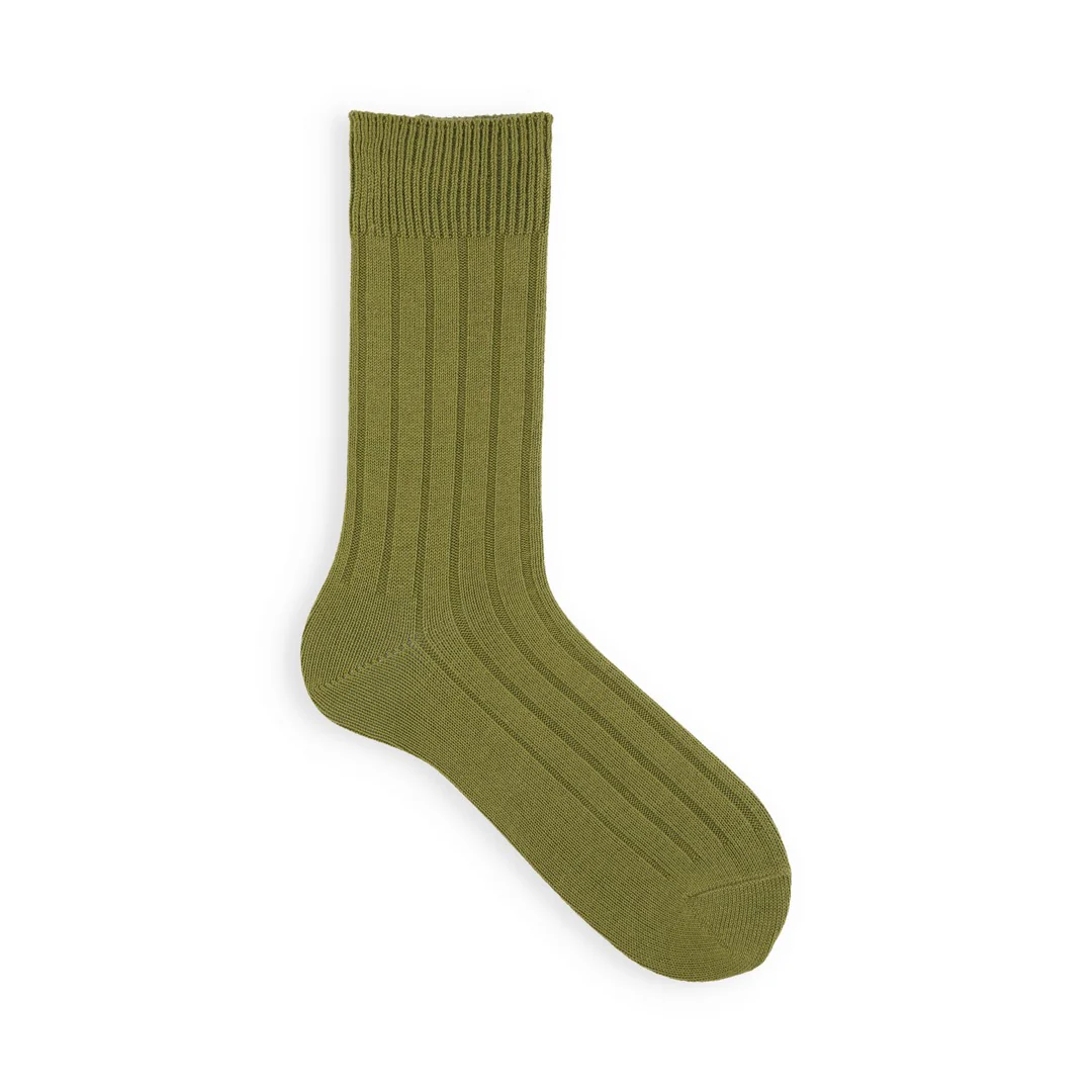 062142375 Wide Ribbed Mid-Calf Socks M - Image 5