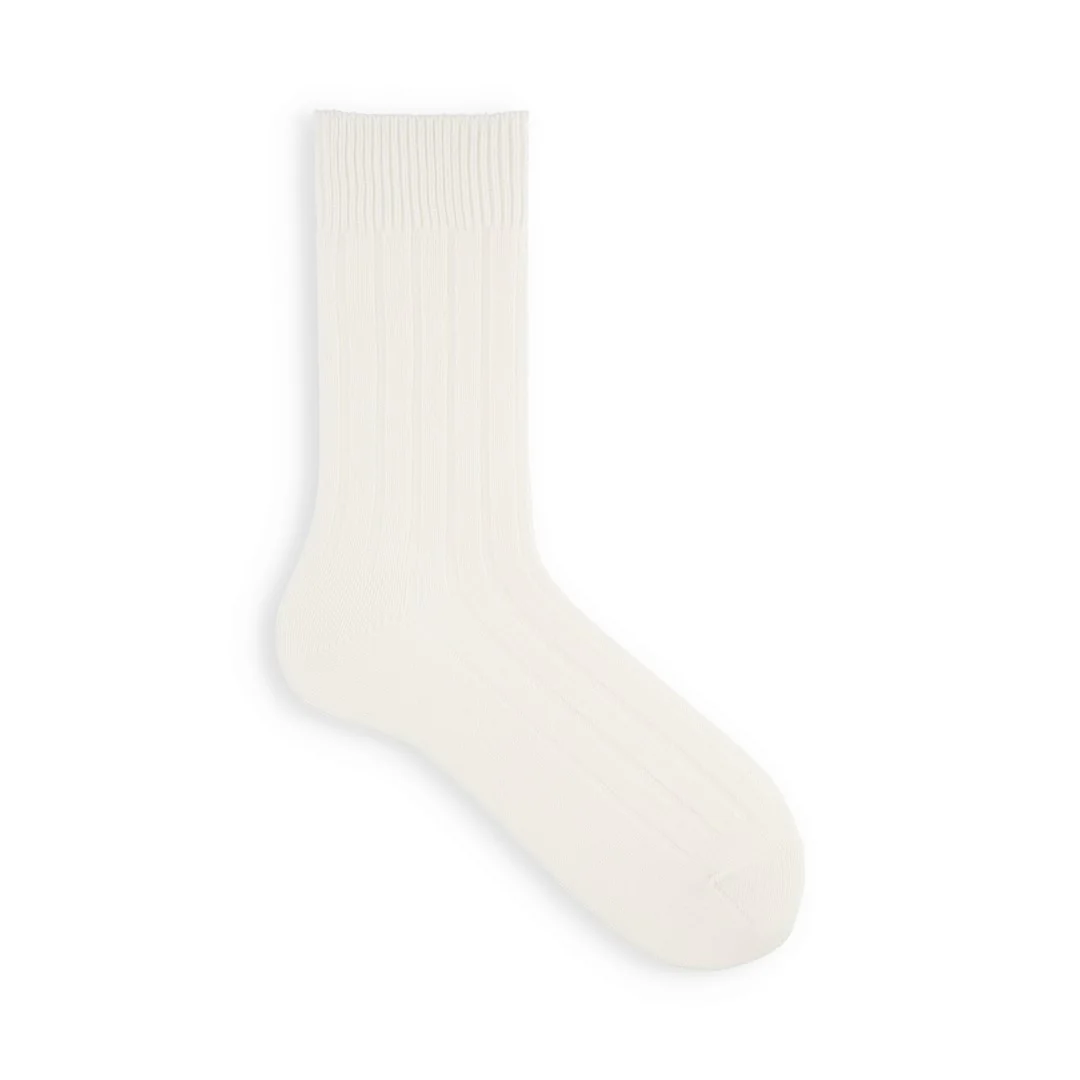 062142375 Wide Ribbed Mid-Calf Socks M - Image 7