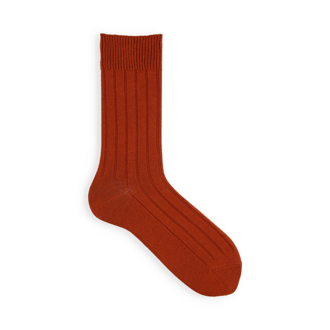 062142375 Wide Ribbed Mid-Calf Socks M - Image 9