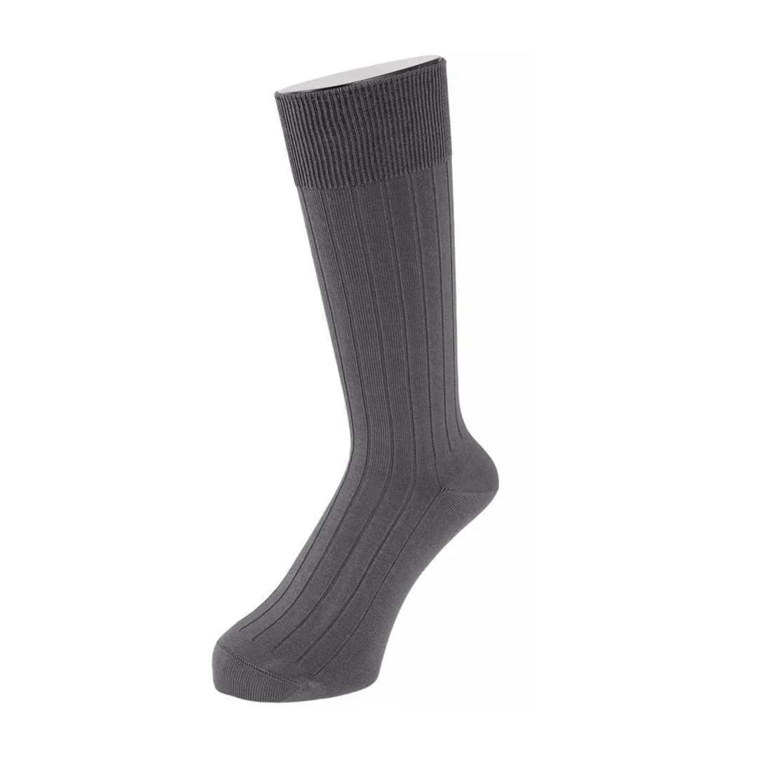 062147500 9x2 Ribbed Mid Calf Socks M - Image 6